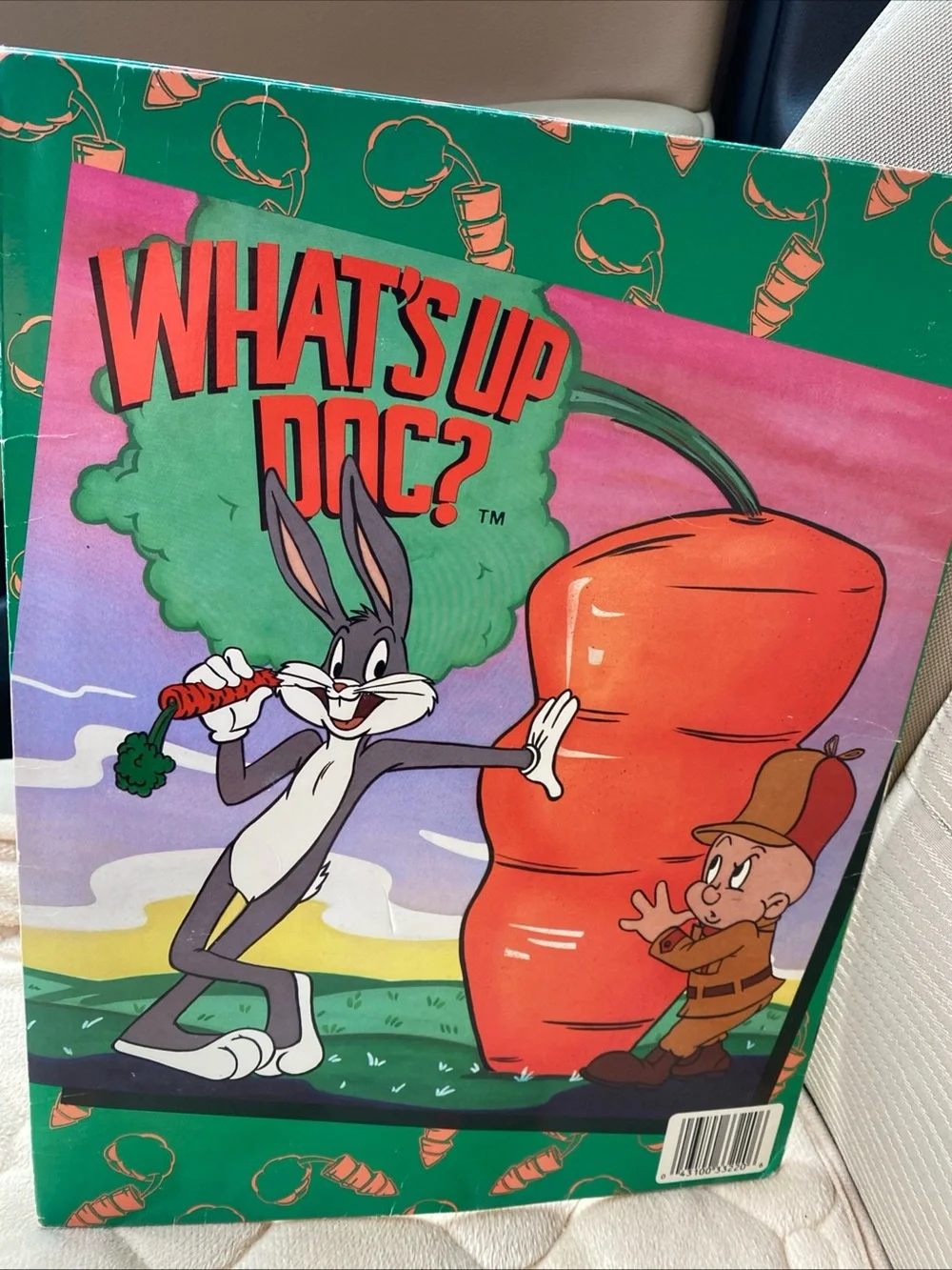 Looney Tunes Bugs Bunny Mead Folder Portfolio Vintage 1989
